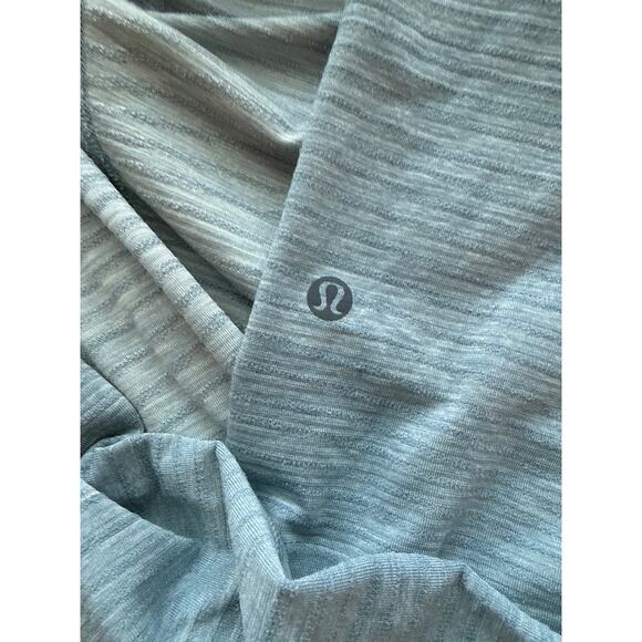Lululemon Metal Vent Tech 1/2 Zip‎ Sweatshirt Wave Fade Chambray Size XL - Picture 9 of 11